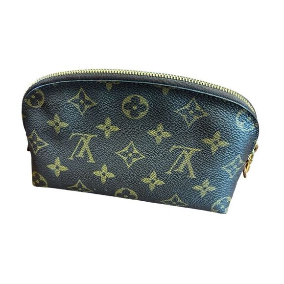 Louis Vuitton Cosmetic Pouch Brown Canvas Monogram - Picture 3 of 8